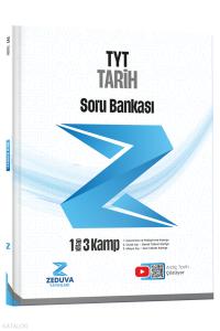 Zeduva Yayınları Ardıç Tarih TYT Tarih 1 Kitap 3 Kamp Soru Bankası