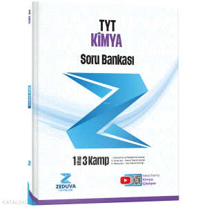 Zeduva Yayınları Meschemy Kimya TYT Kimya 1 Kitap 3 Kamp Soru Bankası