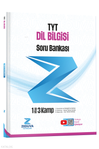 Zeduva Yayınları Türkçe Saati TYT Dil Bilgisi 1 Kitap 3 Kamp Soru Bankası