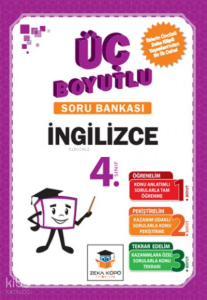 Zeka Küpü 4.Sınıf İngilizce 3 Boyutlu S.B Seti