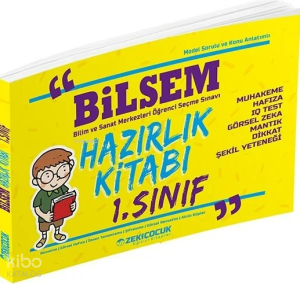 Zekiçocuk Eğitici Kitaplar 1. Sınıf Bilsem Hazırlık Kitabı