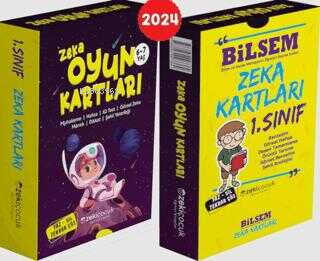 1. Sınıf Bilsem Zeka Kartları - 6-7 Yaş Zeka Oyun Kartları - Kitapiks.