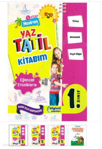 1. Sınıf Yaz Tatil Kitabım Bilgiseli Yayınları