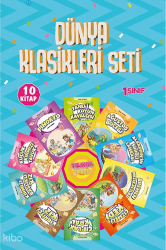 1. Sınıflar için Dünya Klasikleri Seti (10 Kitap)