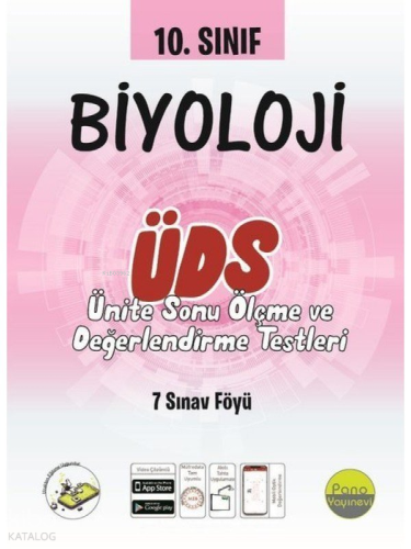10. Sınıf Biyoloji Ünite Değerlendirme Sınavı (7 Sınav)
