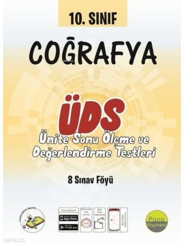 10. Sınıf Coğrafya Ünite Değerlendirme Sınavı (8 Sınav)