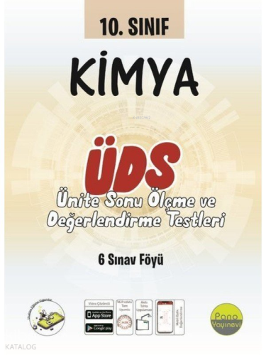 10. Sınıf Kimya Ünite Değerlendirme Sınavı (6 Sınav)