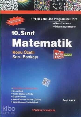 10. Sınıf Matematik Konu Özetli Soru Bankası