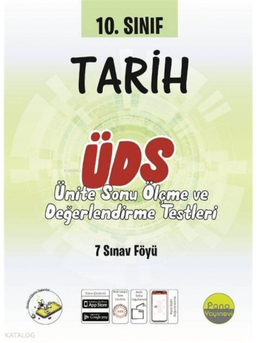 10. Sınıf Tarih Ünite Değerlendirme Sınavı (7 Sınav)