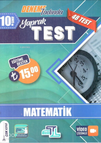 10.Sınıf Yaprak Test Matematik - 2022