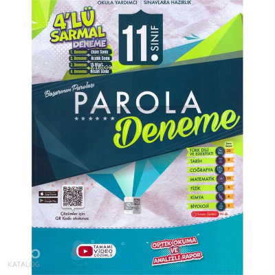 11.Sınıf Sarmal 4 Lü Deneme (Parola)