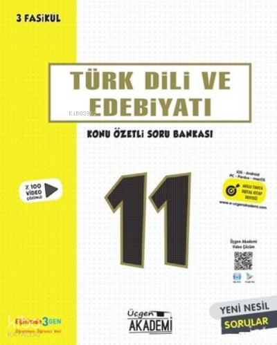 11. Sınıf TÜRK DİLİ VE EDEBİYATI - Konu Özetli Soru Bankası