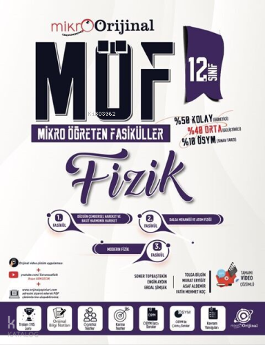 12. Sınıf Fizik MÖF Mikro Öğreten Fasiküller