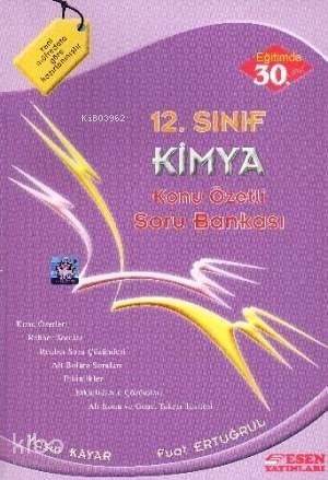12. Sınıf Kimya Konu Özetli Soru Bankası