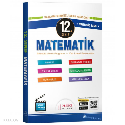 12. Sınıf Matematik Kazanım Merkezli Soru Kitapçığı