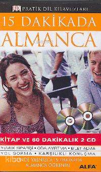 15 Dakikada Almanca; (kitap ve 60 Dakikalık 2 Cd) - Kitapiks.com