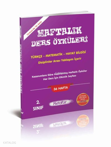 2 . Sınıf Haftalık Ders Öyküleri Föyleri (Toplam 36 Hafta)