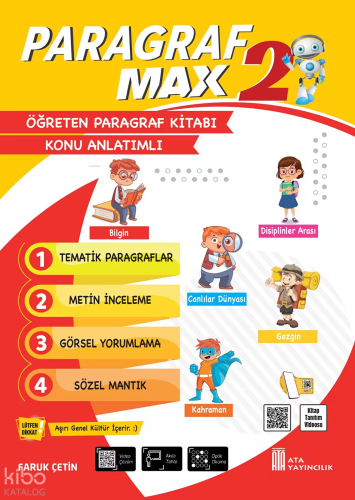 2. Sınıf Paragraf Max Öğreten Paragraf Kitabı