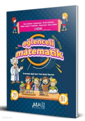 2.Sınıf Prof. Mati İle Eğlenceli Matematik Konu Anlatımı (6 Fasikül)***Yeni Ürün***