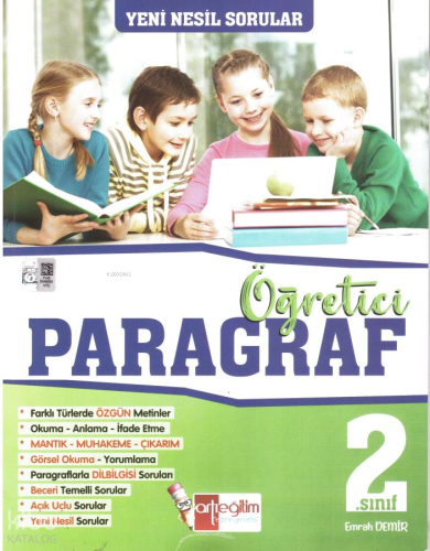 2. Sınıf Yeni Nesil Sorularla Öğreten Paragraf Kitabı