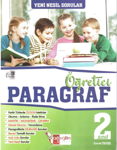 2. Sınıf Yeni Nesil Sorularla Öğreten Paragraf Kitabı - Kitapiks.com