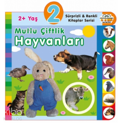 2+ Yaş Mutlu Çiftlik Hayvanları - Kitapiks.com