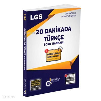 20 Dakikada Lgs Türkçe Soru Bankası