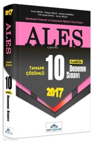 2017 Ales Tamamı Çözümlü10 Fasikül Deneme Sınavı