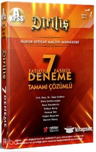 2017 KPSS A Grubu Diriliş Fasikül Fasikül Tamamı Çözümlü 7 Deneme