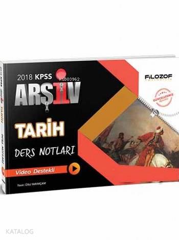 2018 KPSS Tarih Arşiv Ders Notları