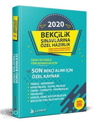 2019 Bekçilik Sınavlarına Özel Hazırlık (8000 Çarşı ve Mahalle Bekçili