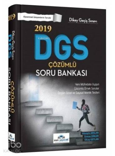 2019 DGS Tamamı Çözümlü Soru Bankası