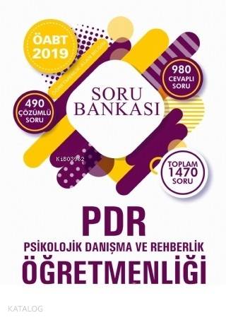 2019 ÖABT PDR Psikolojik Danışma ve Rehberlik Öğretmenliği Soru Bankas
