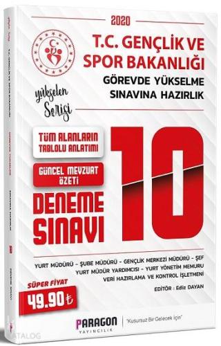 2020 GYS Gençlik ve Spor Bakanlığı Konu ve Mevzuat Özetli 10 Deneme