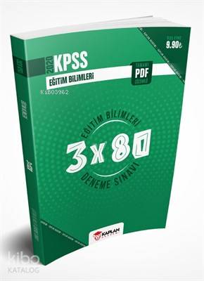 2020 KPSS Eğitim Bilimleri Tamamı PDF Çözümlü 3 Deneme Sınavı