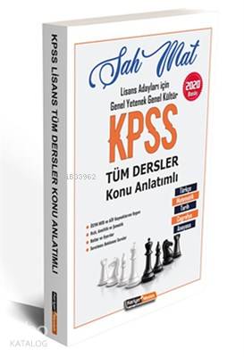 2020 KPSS Şah Mat Genel Yetenek Genel Kültür Tüm Dersler Konu Anlatıml