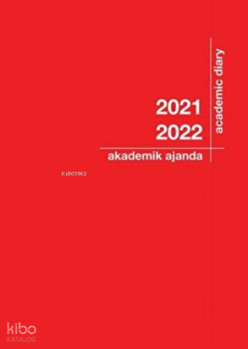 2021-2022 Akademik Ajanda 21x29cm-Kırmızı