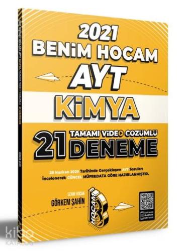 2021 AYT Kimya Tamamı Video Çözümlü 21 Deneme Sınavı
