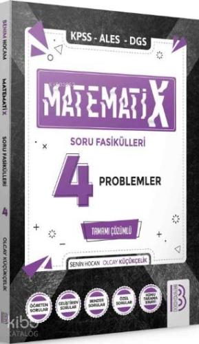 2021 KPSS ALES DGS MatematiX Soru Fasikülleri 4 Problemler