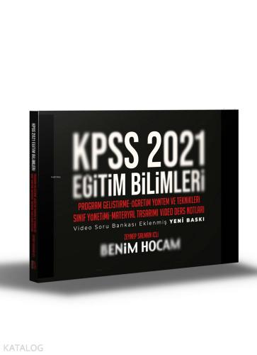 2021 KPSS Eğitim Bilimleri Program Geliştirme Öğretim Yöntem ve Teknikleri Video Ders Notları Benim