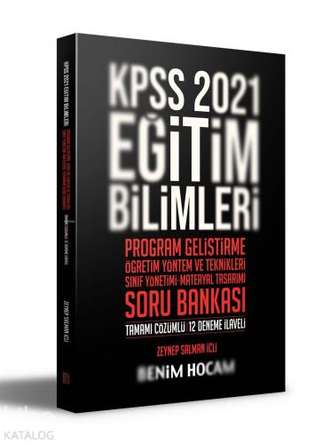 2021 KPSS Eğitim Bilimleri Program Geliştirme - ÖYT - Sınıf Yönetimi - Materyal; Tasarımı Soru Bankası Benim Hocam Yayınları