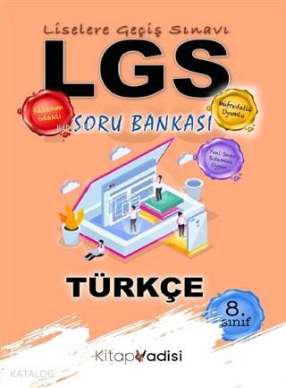 2021 LGS 8. Sınıf Türkçe Soru Bankası - Kitapiks.com