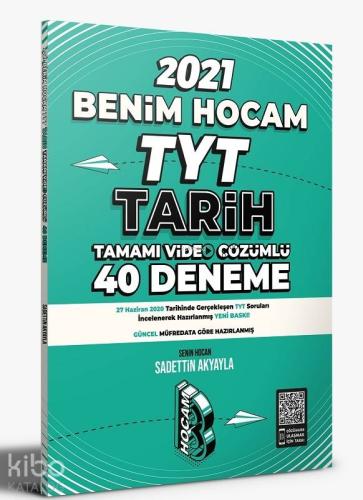 2021 TYT Tarih Tamamı Video Çözümlü 40 Deneme Sınavı Benim Hocam Yayın