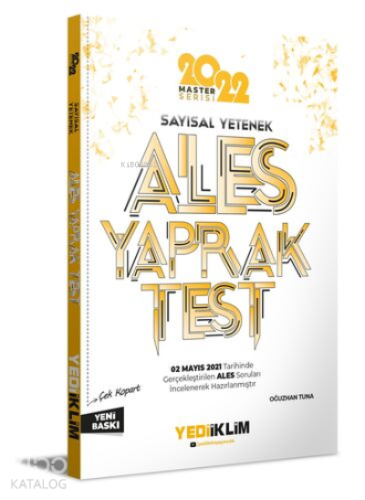 2022 Ales Sayısal Yetenek Çek Kopart Yaprak Test