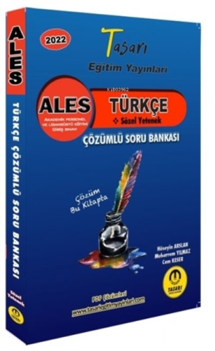 2022 ALES Türkçe Sözel Yetenek Çözümlü Soru Bankası