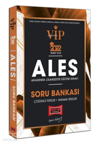 2022 ALES VIP Soru Bankası