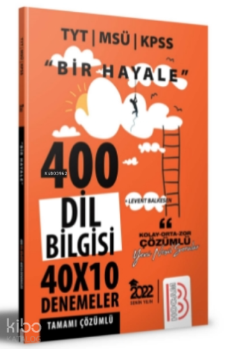 2022 Bir Hayale Serisi Dil Bilgisi Tamamı Çözümlü Deneme