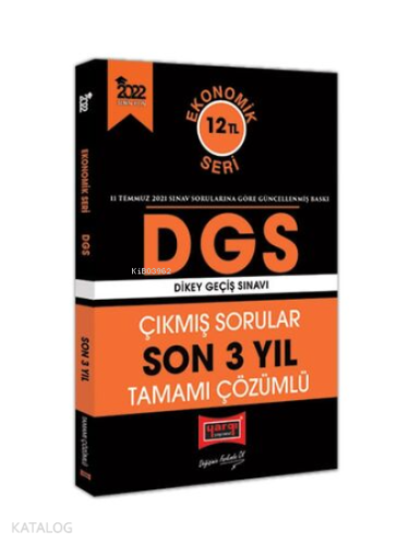 2022 DGS Ekonomik Seri Son 3 Yıl Tamamı Çözümlü Çıkmış Sorular