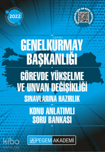 2022 Genelkurmay Başkanlığı Görevde Yükselme Konu Anlatımlı Soru Bankası