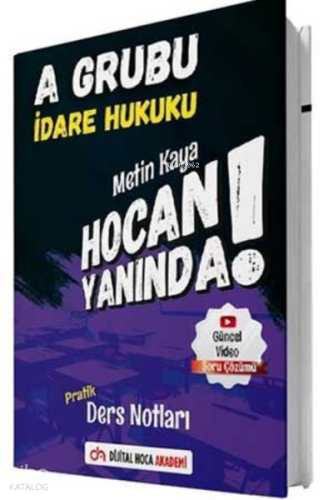 2022 KPSS A Grubu İdare Hukuku Pratik Ders Notları Dijital Hoca Akademi